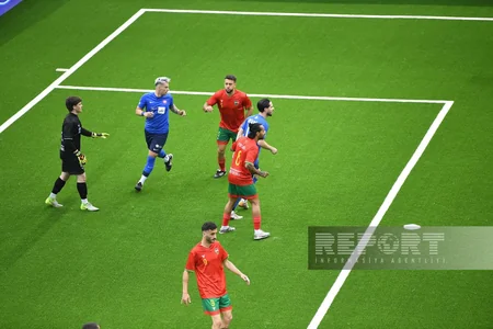 Bakıda təşkil olunan minifutbol üzrə dünya çempionatında günün sonuncu oyunu keçirilib