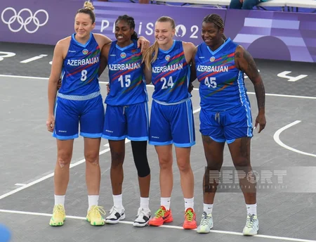 Paris-2024: Azərbaycanın qadınlardan ibarət 3x3 basketbol millisi növbəti görüşünə çıxıb - YENİLƏNİB - 2