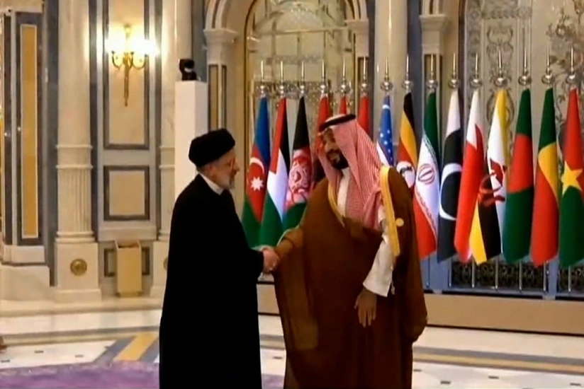 Saudi crown prince meets Iranian president in Riyadh