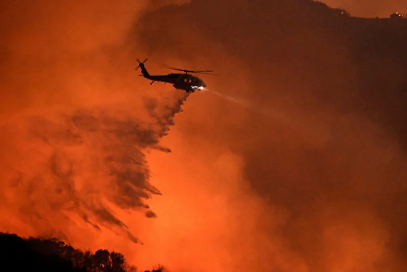 На юго-западе США 2200 гектаров земли охватили сильные пожары