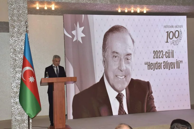 İmişlidə Heydər Əliyevin 100 illik yubileyi münasibətilə tədbir keçirilib