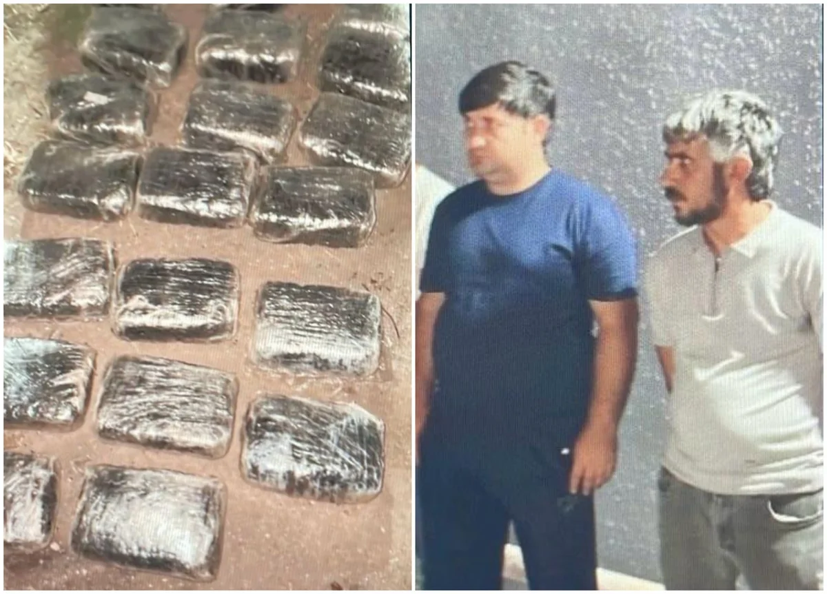 Bakıda İrandan gətirilən 23 kq narkotik ələ keçirilib