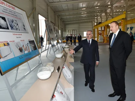 Naxçıvan Sənaye Kompleksi işə salınıb