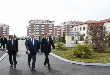 ​Prezident İlham Əliyev Bərdəyə səfər edib