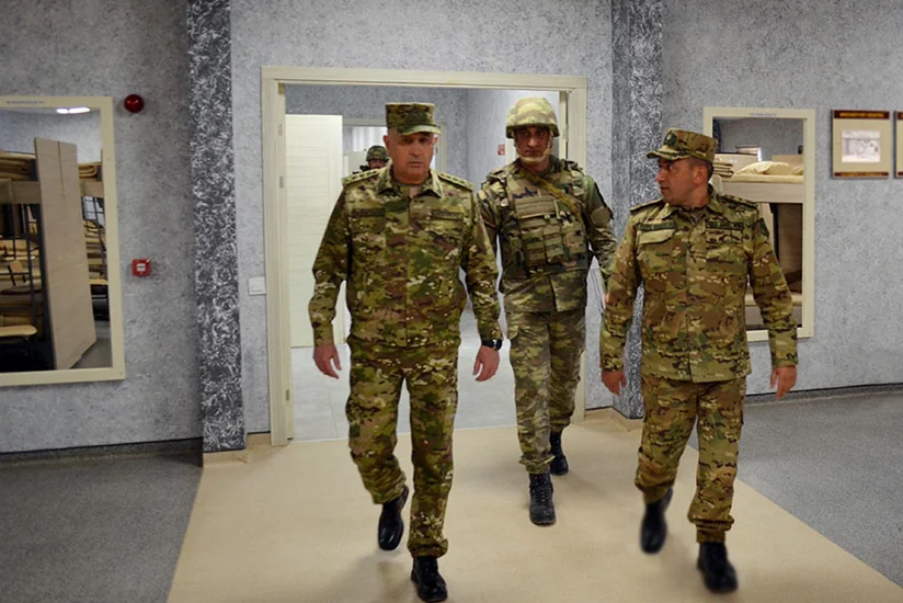 Azerbaijan's Chief of General Staff checks combat readiness of military units in Kalbajar
