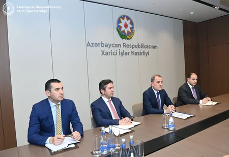 Jeyhun Bayramov briefs Qatari diplomat on Azerbaijan-Armenia normalization process