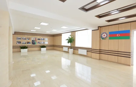 President Ilham Aliyev views the secondary school No 201 in Nizami district after major overhaul