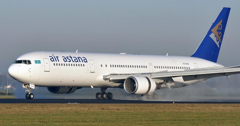 “Air Astana” Bakı–Atırau–Bakı marşrutu üzrə ilk müntəzəm reysini həyata keçirib