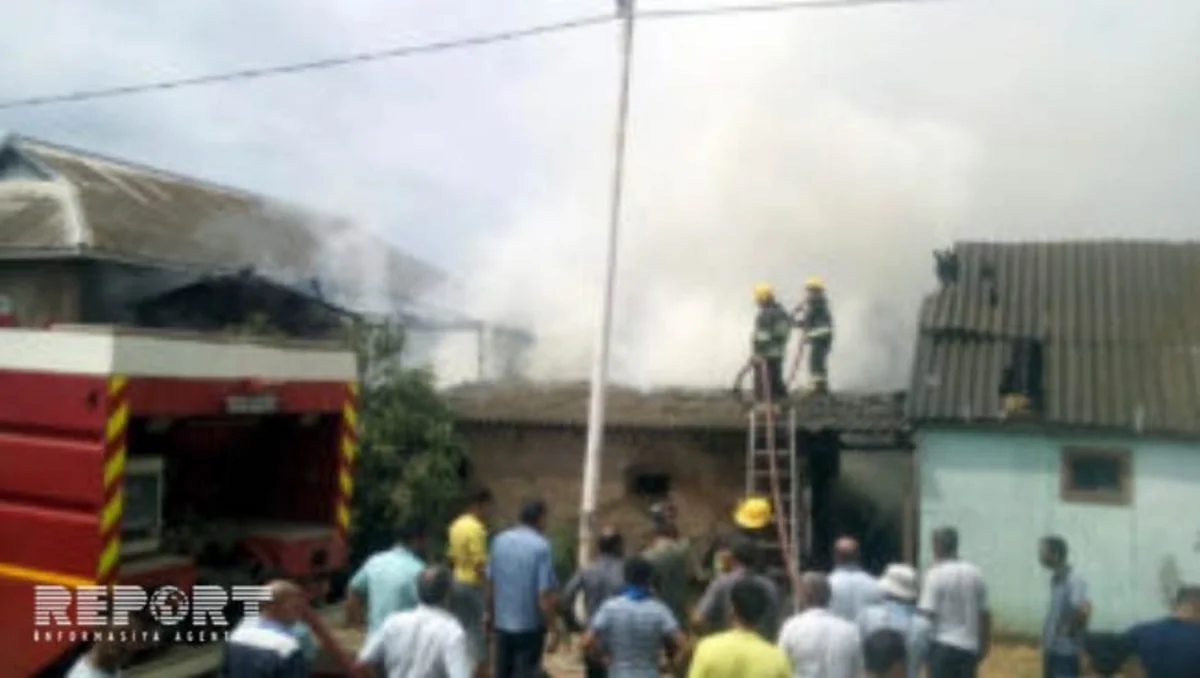 Cəlilabadda fərdi yaşayış evində yanğın baş verib