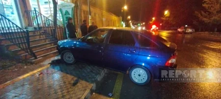 Şamaxıda piyadaları avtomobil vurub