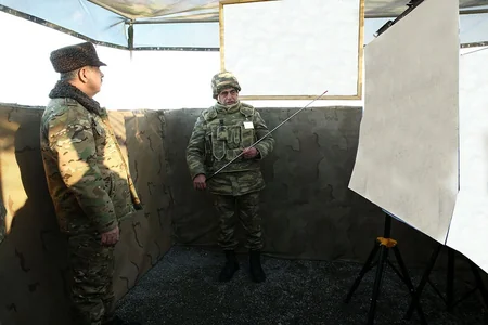 Azərbaycan Ordusu təlimdə ərazinin kəşfini aparıb - FOTO - VİDEO