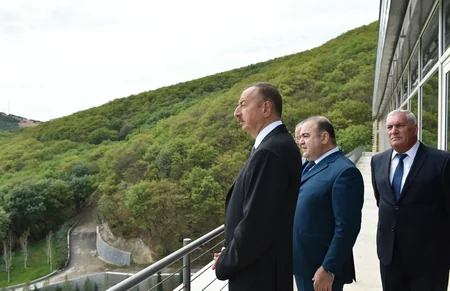 ​Prezident İlham Əliyev “Qalaaltı Hotel & SPA” müalicə-istirahət kompleksinin açılışında iştirak edib