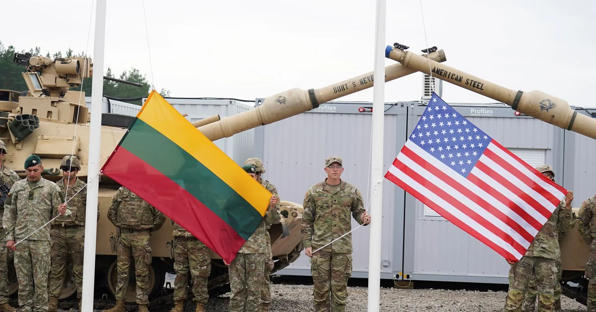США меняют уровень военного присутствия в Литве со сдерживания на боевой