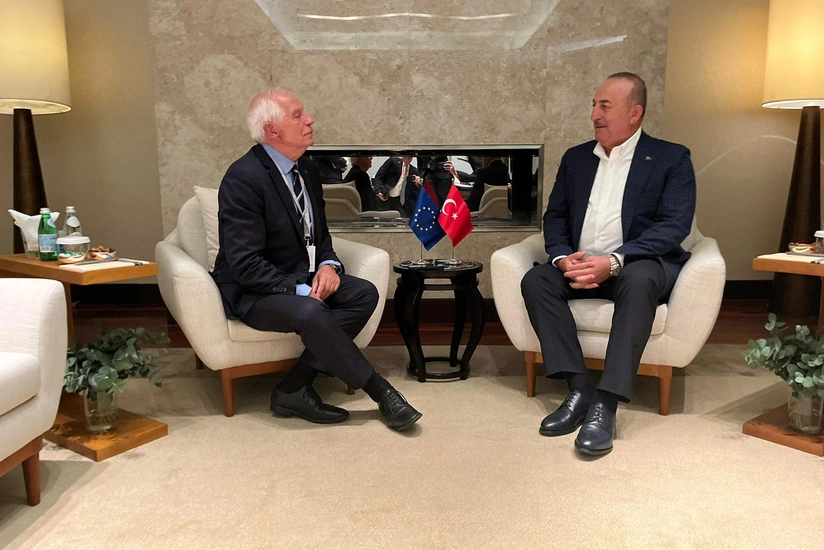 Mövlud Çavuşoğlu Aİ-nin ali nümayəndəsi ilə görüşüb