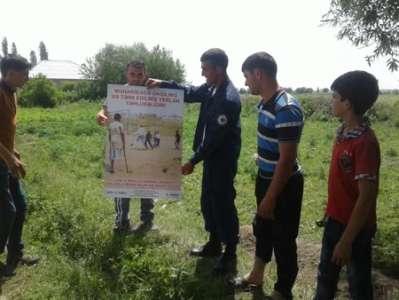 ​Tərtərdə 4 ədəd qrad raketinin hissəsi aşkar edilib