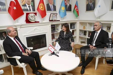 Şimali Kipr Prezidenti Beynəlxalq Türk Mədəniyyəti və İrsi Fondunda olub