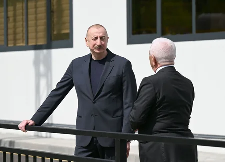 Prezident İlham Əliyev Laçında “Aşağı Malıbəyli” və “Mirik” su elektrik stansiyalarının açılışında iştirak edib
