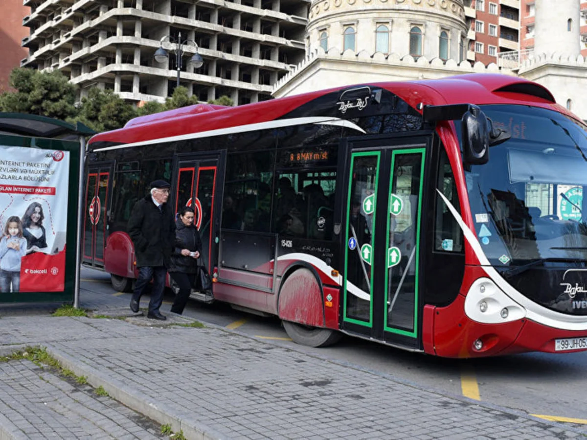 Bakıda kartla işləyən sərnişin avtobuslarının sayı 500-ə çatıb