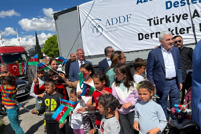 Azərbaycan Kahramanmaraşda zəlzələdən zərərçəkənlərə növbəti dəfə yardım göndərib