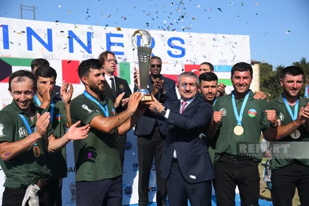 Bakıda keçirilən dünya çempionatının qalibləri mükafatlandırılıb