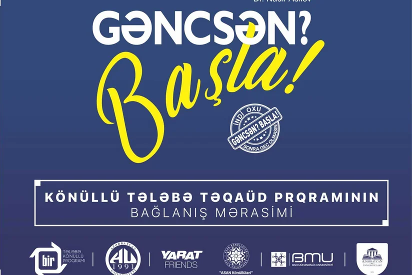 “Gəncsən? Başla!” kitabından əldə olunan gəlir hesabına 22 tələbə könüllüyə təqaüd veriləcək