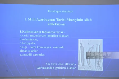 “Silahın mistik gözəlliyi” adlı kataloqun təqdimatı olub