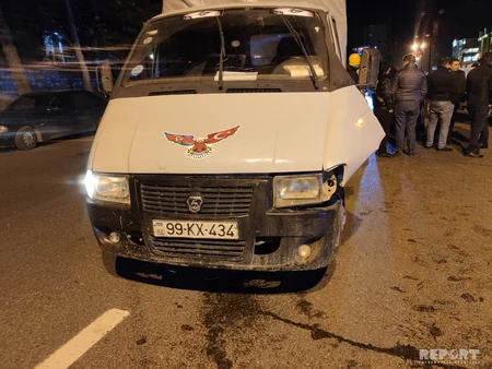 Bakıda yük və minik avtomobilləri toqquşub - FOTO - VİDEO - YENİLƏNİB