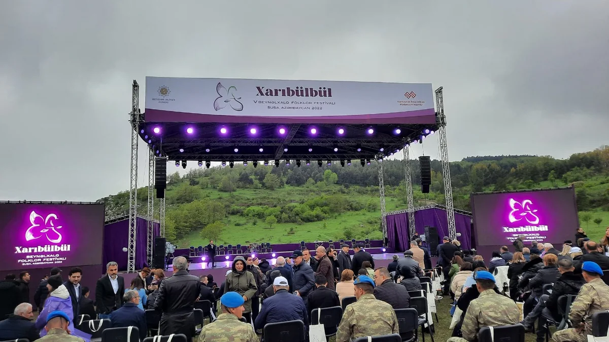 Şuşada Xarıbülbül Beynəlxalq Folklor Festivalı başlayıb