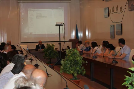 ​Dövlət Statistika Komitəsində Ukrayna Statistika, Uçot və Audit Milli Akademiyasının rektoru ilə görüş keçirilib