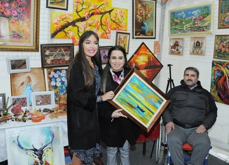 Leyla Əliyeva X Ümumrespublika Yaradıcılıq Sərgi-Yarmarkasının açılışında iştirak edib