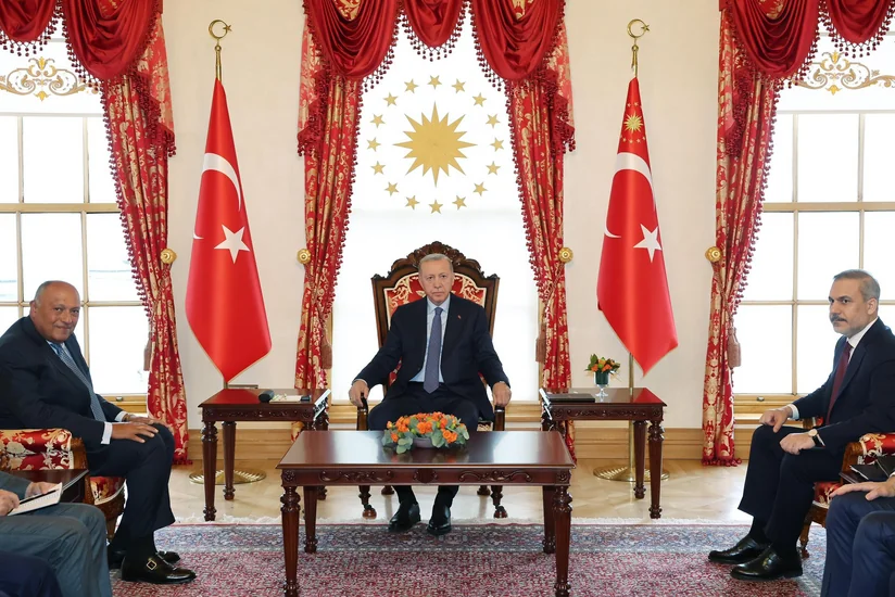 Ərdoğan Misirin XİN başçısı ilə Qəzzanı müzakirə edib
