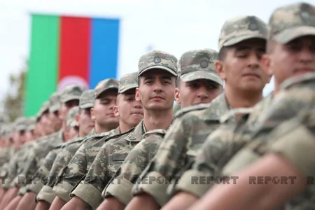 Heydər Əliyev adına Hərbi İnstitutda növbəti andiçmə mərasimi keçirilib