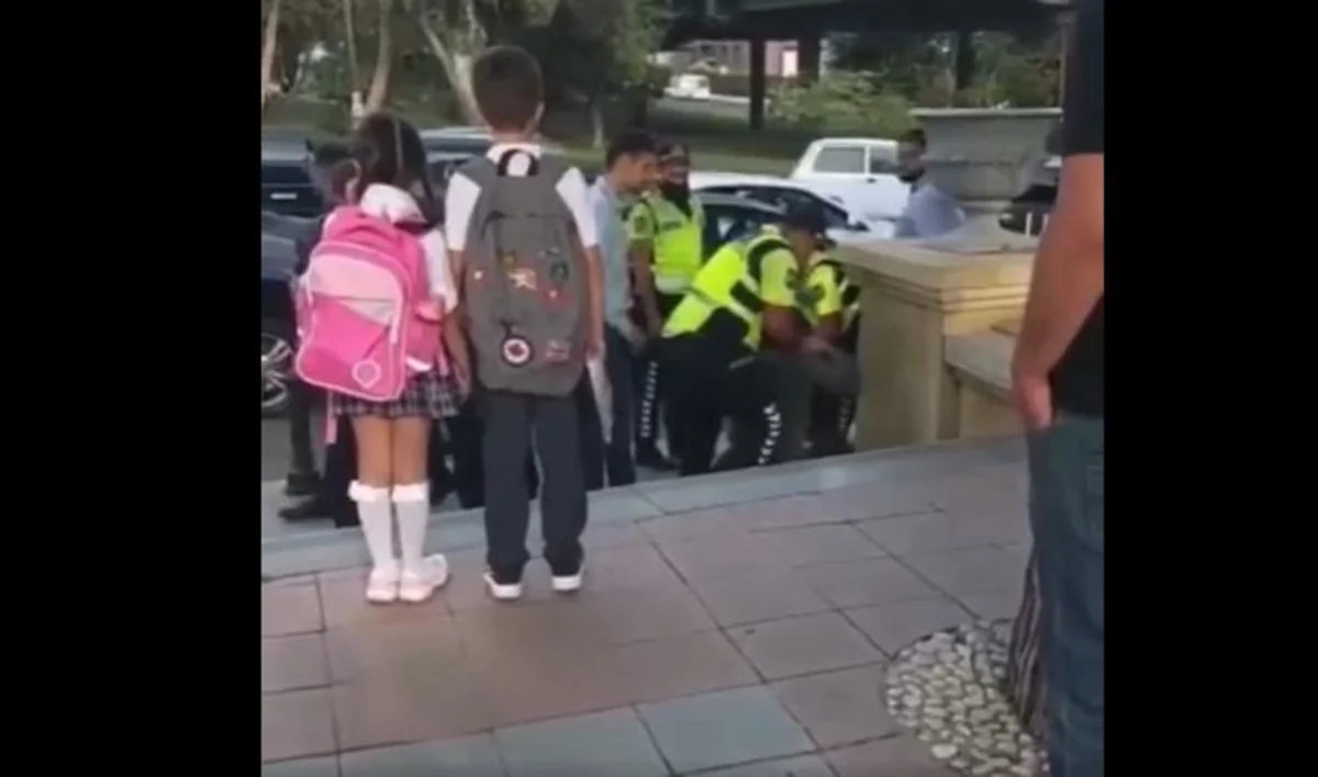 DİN Bakıda məktəbin qarşısında baş verən insidentə münasibət bildirib