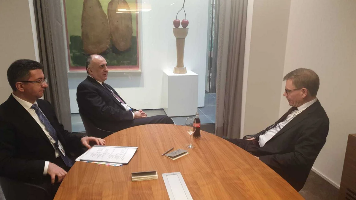 Elmar Mammadyarov meets with the member of the German Bundestag