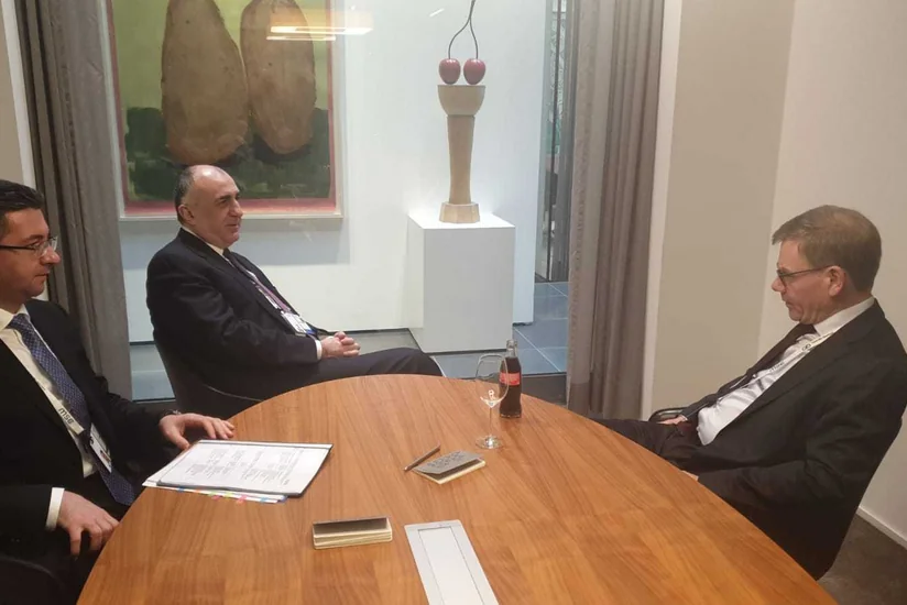 Elmar Mammadyarov meets with the member of the German Bundestag