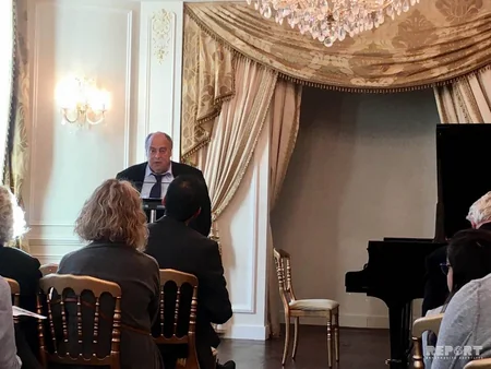 Parisdə Heydər Əliyevin anadan olmasının 95 illiyi münasibətilə xatirə gecəsi keçirilib