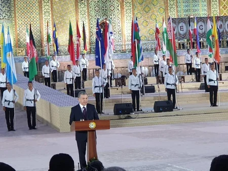 Özbəkistanda Birinci Beynəlxalq Xalq Tətbiqi İncəsənət Festivalının açılışı olub