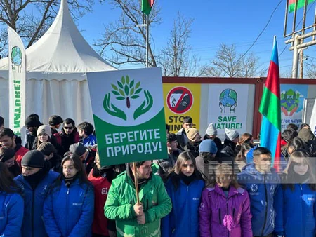 Protesters on Khankandi-Lachin road demand end to ecoterror