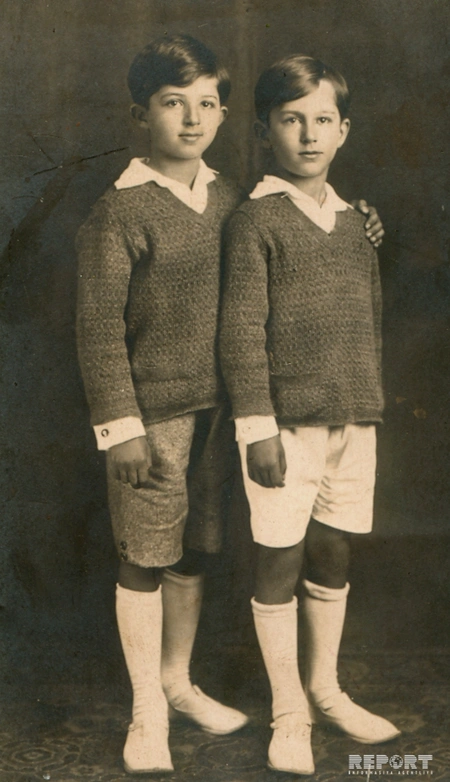 İki qardaş - Ceyhun (solda) və Timuçin (sağda) Hacıbəylilər