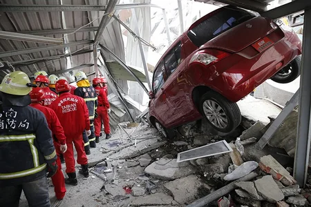 Tayvanda zəlzələ qurbanlarının sayı 11 nəfərə çatıb, 475 nəfər xəsarət alıb - FOTO