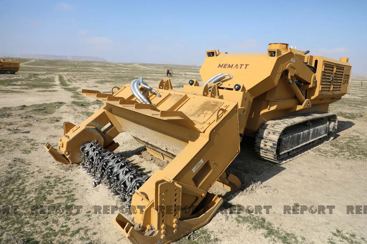 На освобожденных территориях задействуют турецкие машины разминирования