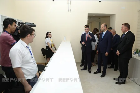 “Azərpoçt”un yenilənmiş Abşeron filialının açılışı olub