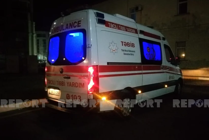 Bakıda çağırışa gedən təcili tibbi yardım briqadasına bıçaqla hücum edilib