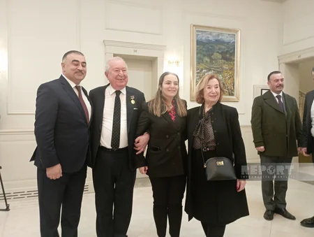 Türkiyədə vəqf sədrinə “Heydər Əliyevin 100 illiyi” yubiley medalı təqdim olunub