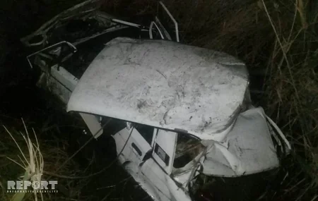 Sabirabadda maşın kanala düşüb, bir ailənin iki üzvü suda boğulub - FOTO - YENİLƏNİB