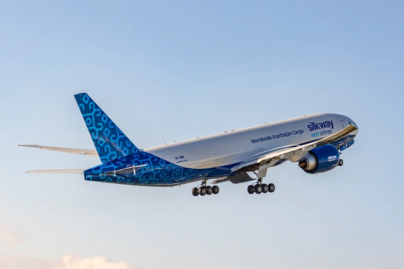 Silk Way West Airlines yeni Boeing 777F təyyarəsi ilə İstanbula ilk kommersiya uçuşunu həyata keçirdi