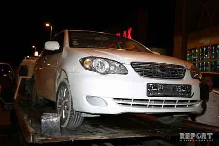 Bakıda iki avtomobil toqquşub: xəsarət alan var - FOTO - VİDEO - YENİLƏNİB