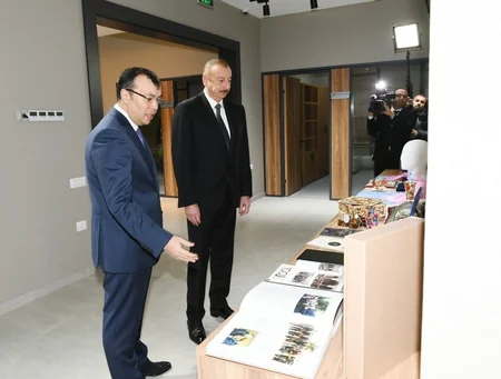 President Ilham Aliyev attends opening of DOST center No2