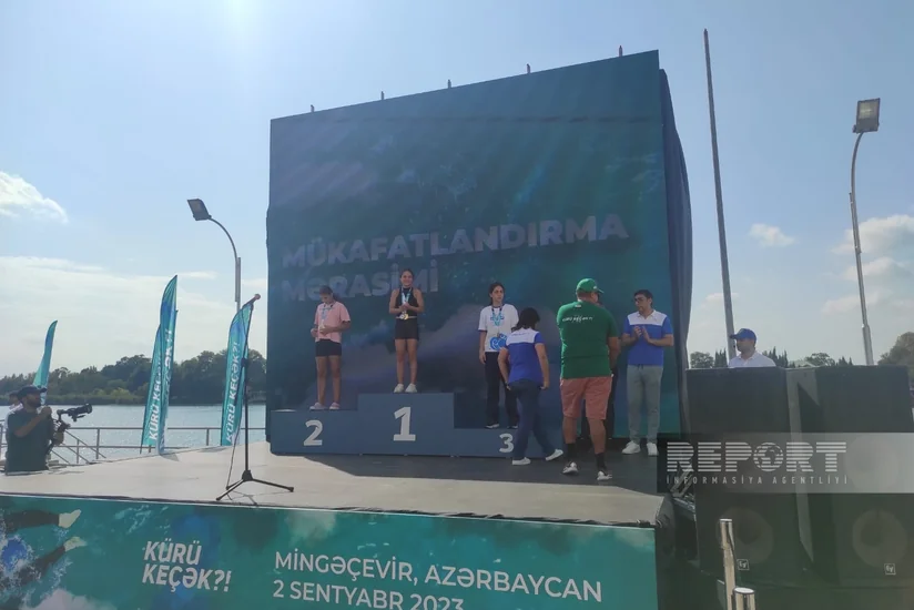 Kürü keçək?! açıq suda üzmə yarışının mükafatlandırma mərasimi keçirilib