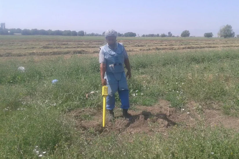 ANAMA tərəfindən 5 ədəd partlamamış hərbi sursat tapılaraq zərərsizləşdirilib